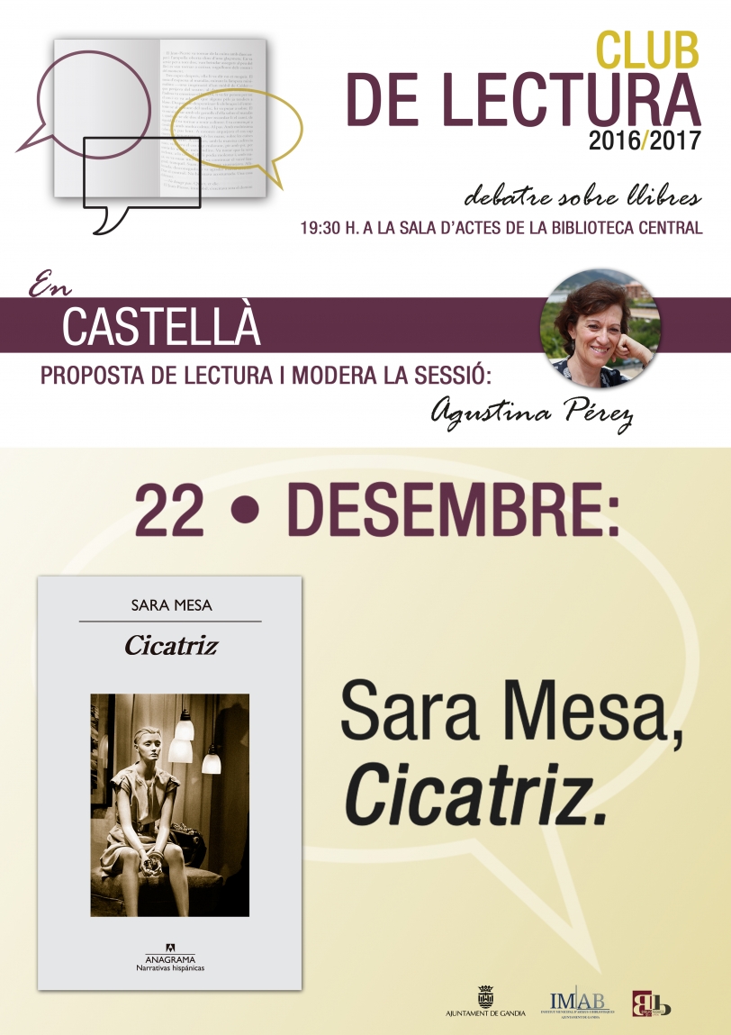Este jueves una nueva edición del Club de lectura en la Biblioteca Central