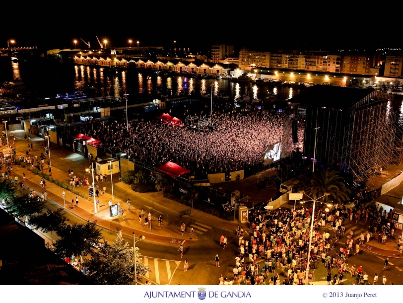 Un concierto de rock en Benieto y 6 en el puerto para traer Turismo a Gandia