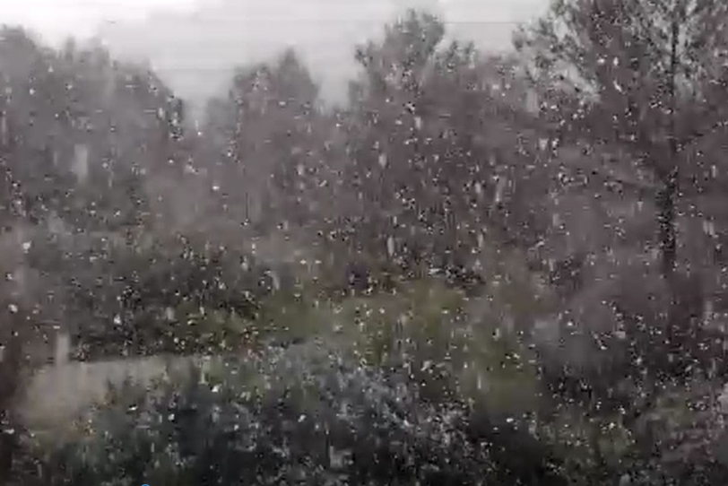 Llega la ola de frío a La Safor y se dejan ver las primeras nevadas