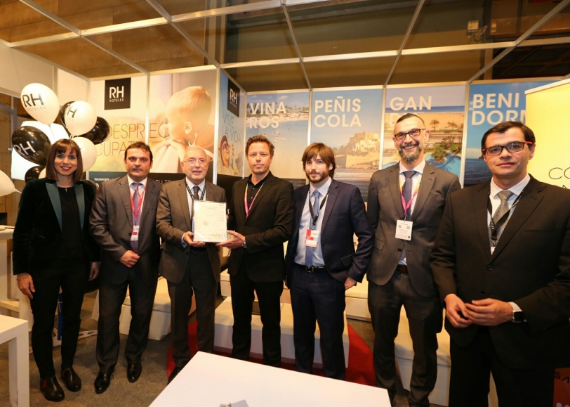 Fitur: Cuatro hoteles de la playa de Gandia reciben el premio ISO Carbono
