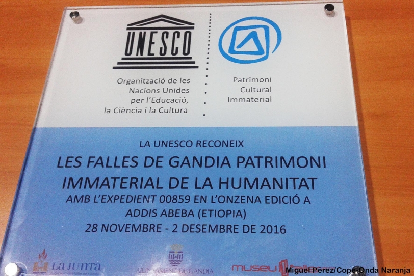 La UNESCO se interesa por Gandia con las Fallas, el Parpalló y los Borja
