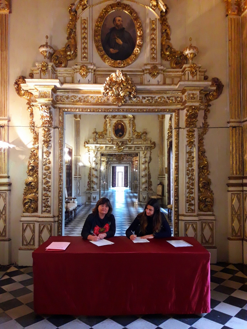Potries y el Palacio Ducal de Gandia acuerdan mecanismos de colaboración