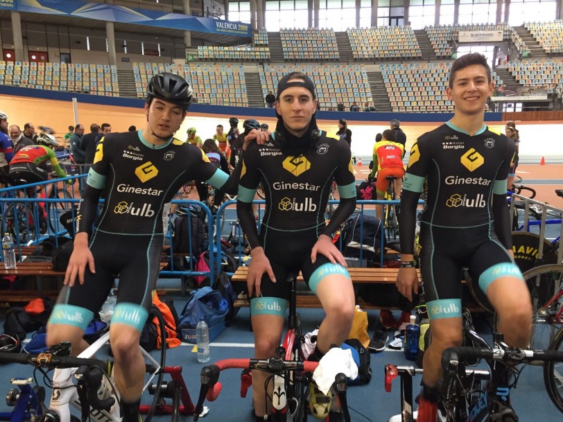 La Peña Ciclista de Beniopa logra el pódium en la Liga de Pista