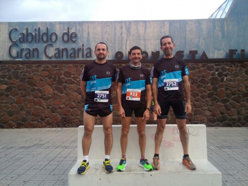 Tres atletas de Gandia debutan en la maratón de Las Palmas de Gran Canaria