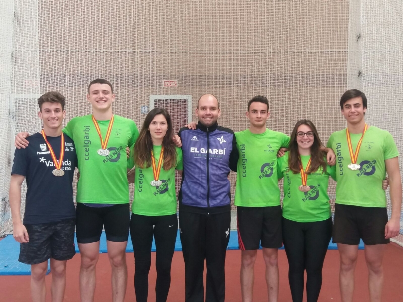 El CC El Garbí logra 4 medallas en el Campeonato de España de Lanzamientos