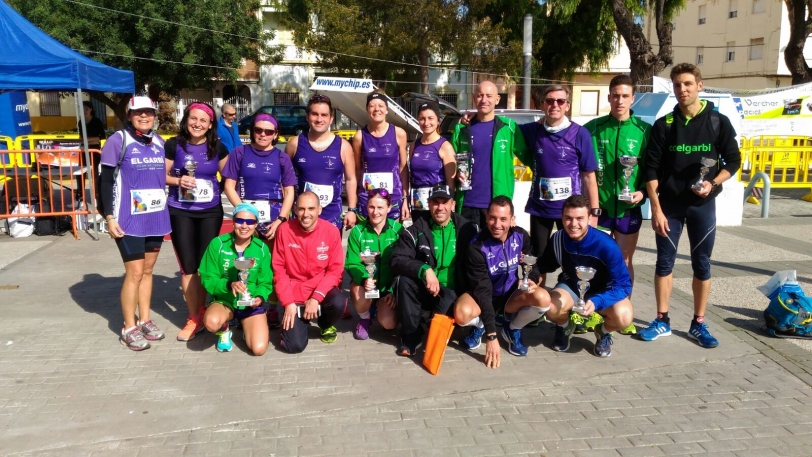Los atletas del CC El Garbí suben a pódium en el Gran Fons de la Valldigna