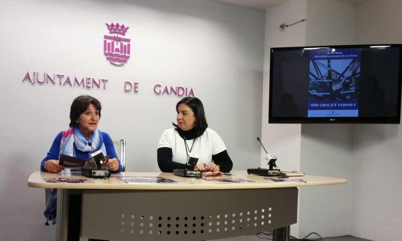 Gandia reconoce a tres mujeres en el Día Internacional de la Mujer