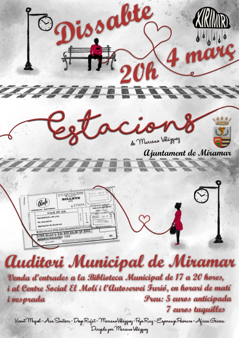 El Auditorio de Miramar acoge este sábado la representción de ''Estacions''