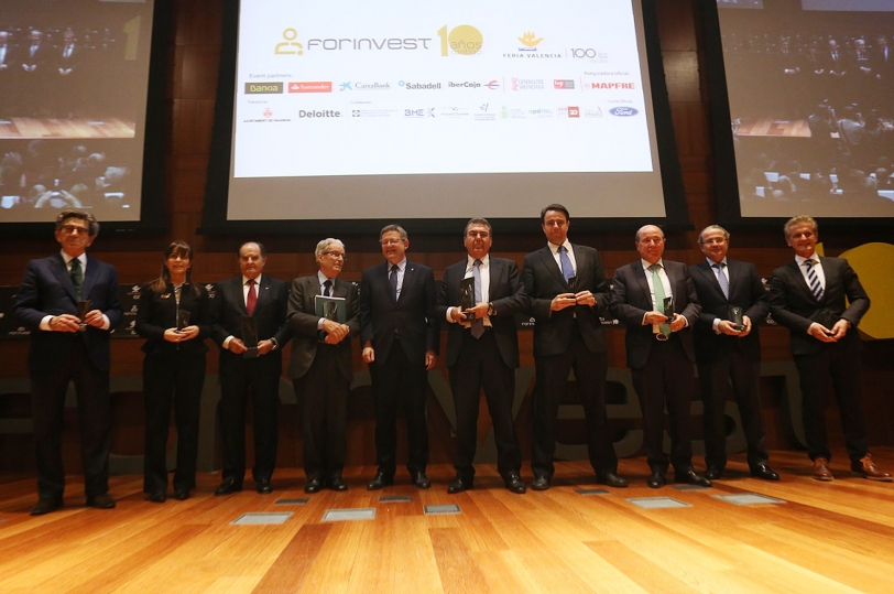 El President de la Generalitat entrega el premio Forinvest al Grupo Dulcesol