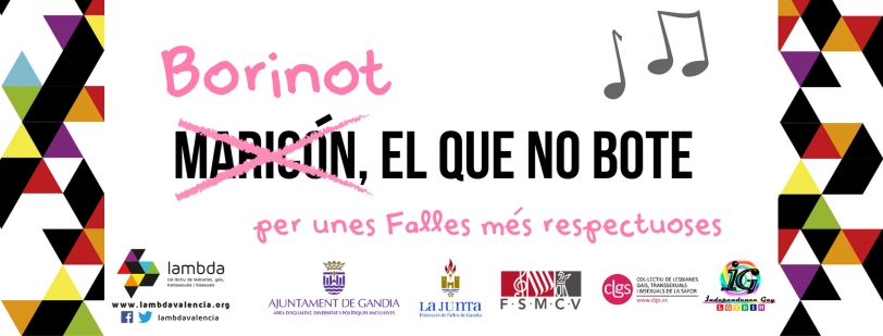 Gandia pide unas Fallas respetuosas con la diversidad sexual y de género