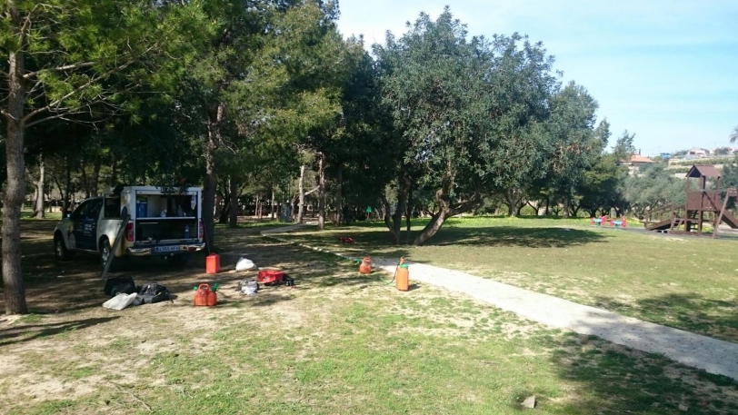 La Diputación acondiciona el área recreativa de la Font para su utilización