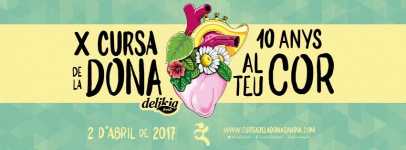 Gandia celebra la décima edición de la Cursa de la Dona