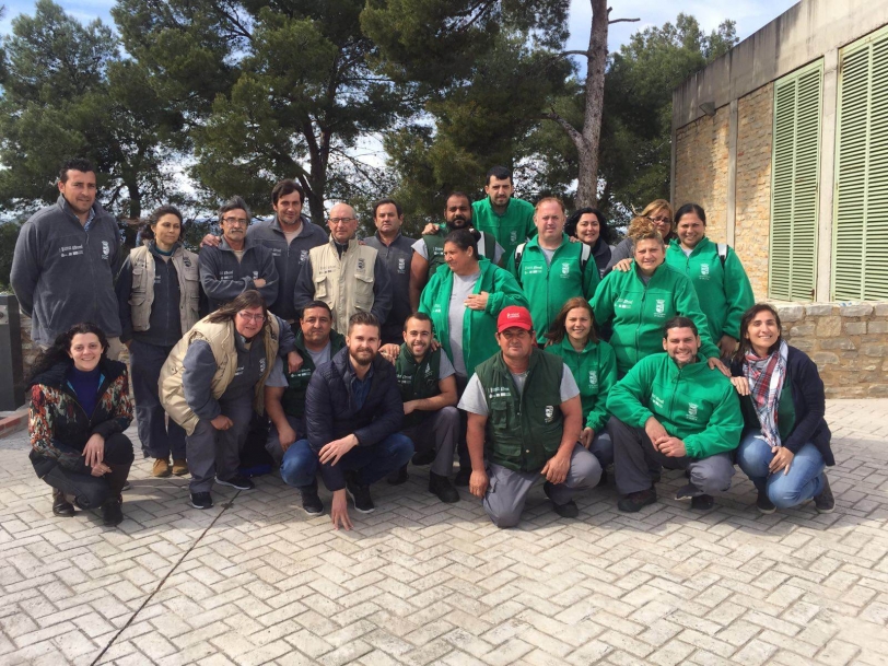 20 alumnos del Centelles Oliva trabajan para prevenir incendios forestales