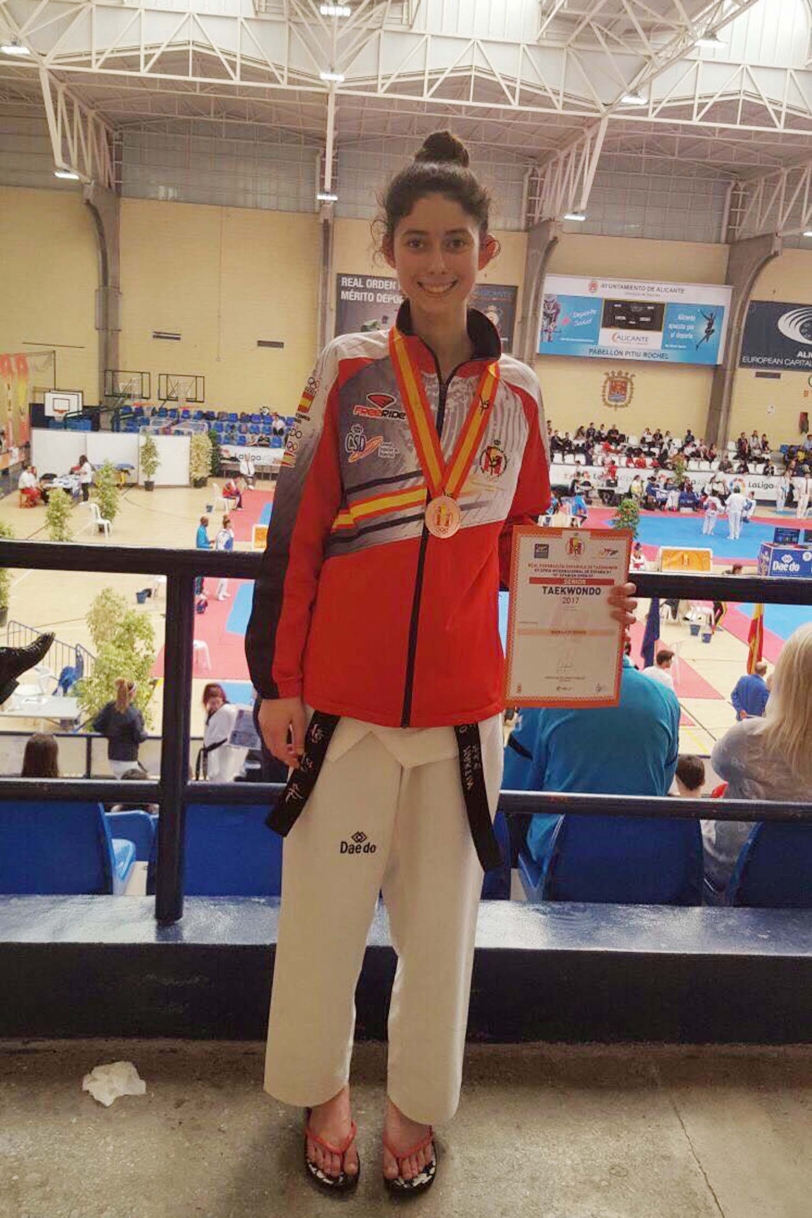 Blanca Palmer, medalla de bronce en el Open Internacional de España
