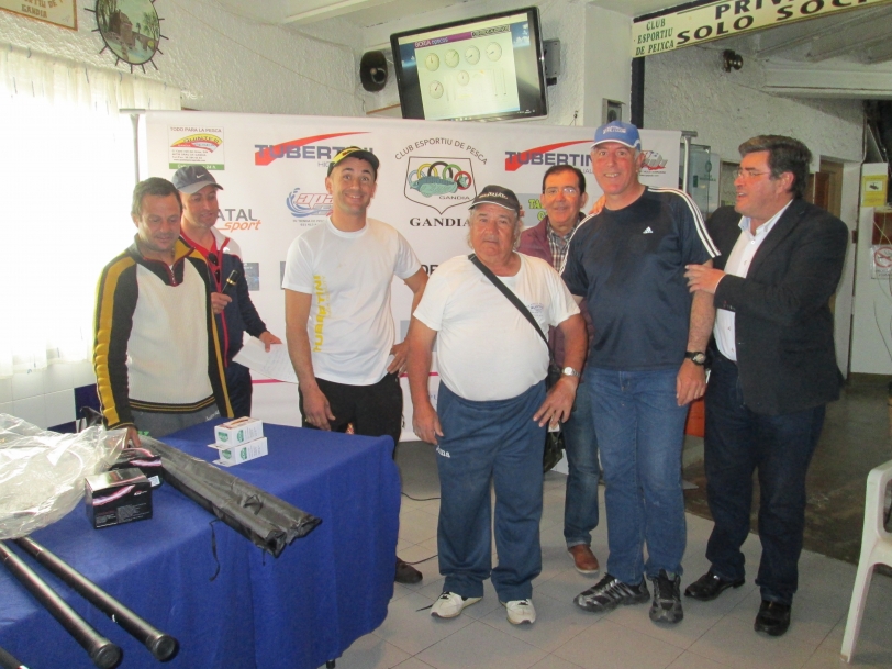 Ismael Abad y Ángel Ruedas ganadores del Concurso Especial de Pesca Gandia