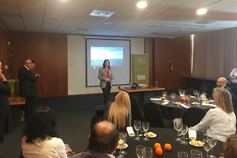 Gandia se promociona ante 25 agentes de Viaje de Barcelona