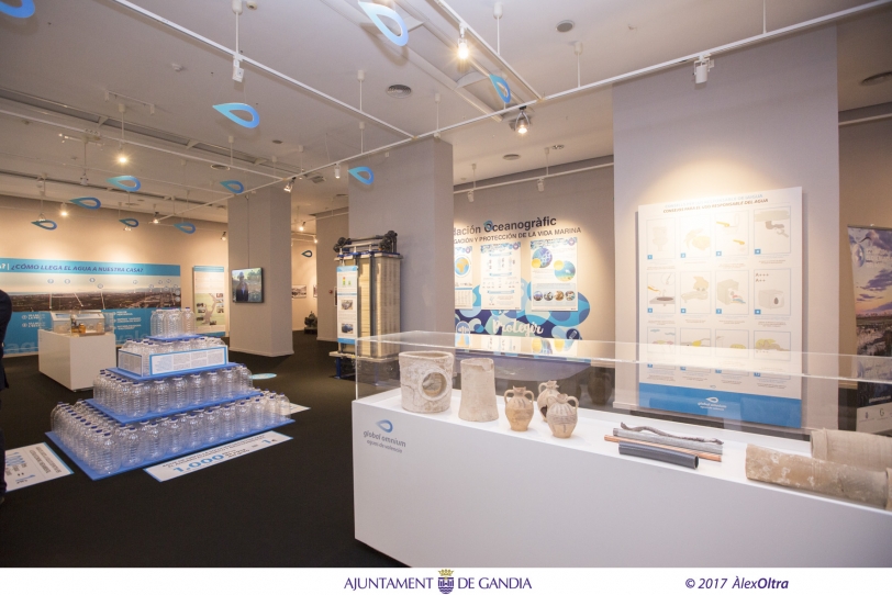 Más de 3.500 personas han visitado la exposición sobre el agua en Gandia