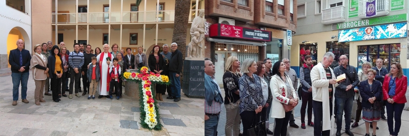 Las Hermandades de Gandia celebran la bendición de las Cruces de Mayo