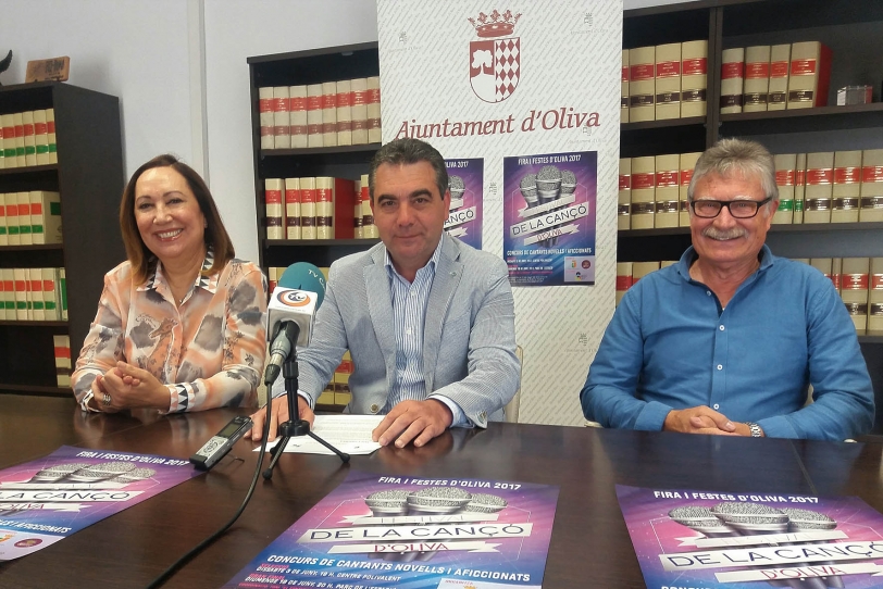 Oliva presenta el Festival de la Canción de la Feria y Fiestas 2017. 