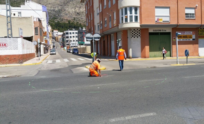 Empiezan en Tavernes los trabajos de mejora de la seguridad vial en la CV50