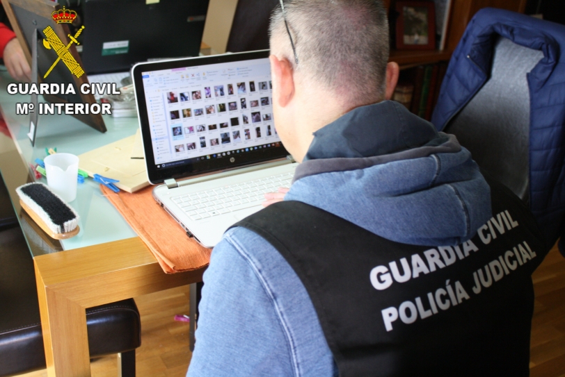 La Guardia Civil de Tavernes permite dar con una red de pornografía infantil