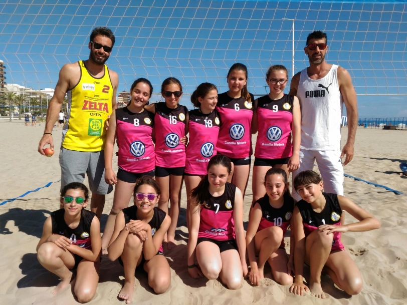 Broche de oro en Voley Playa para las jugadoras del Club Voleibol Gandia