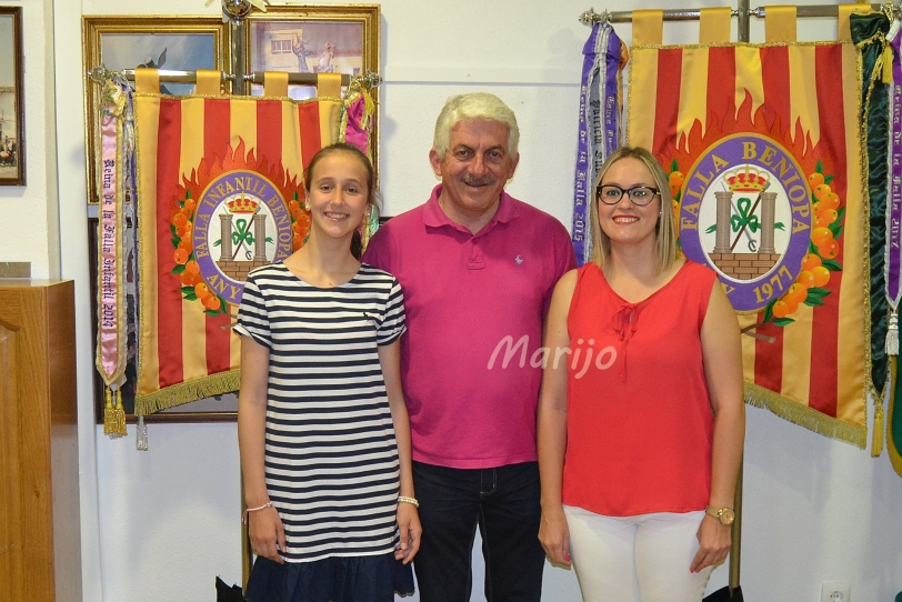 La falla de Beniopa ha presentado a sus reinas del 2018
