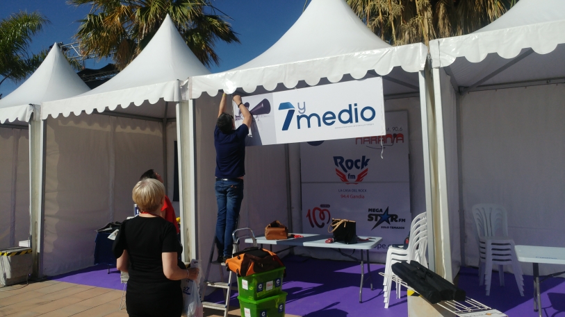 Cope Onda Naranja preparada para el 43 Concurso de la Fideuà de Gandia