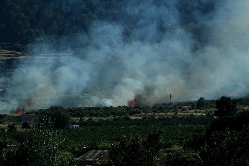 APEIF advierte de la prohibición de quemas tras un incendio en Marxuquera