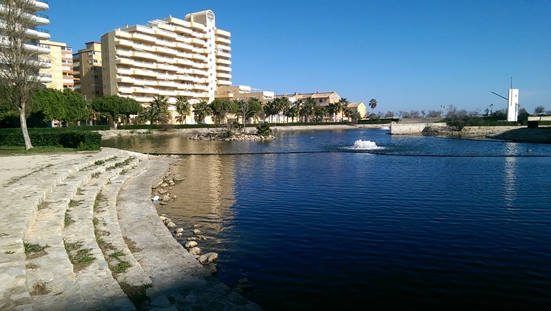 Tavernes mejora la recepción de las aguas pluviales en el lago de la Goleta