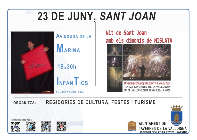 Tavernes se prepara para la noche de San Juan del próximo viernes