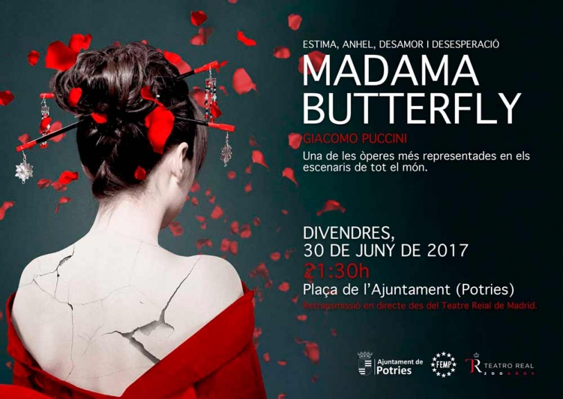 Potries acoge la retransmisión de la ópera Madama Butterfly en directo