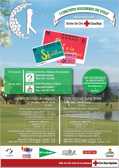 Actividades en Oliva para preparar el Sorteo de Oro de Cruz Roja