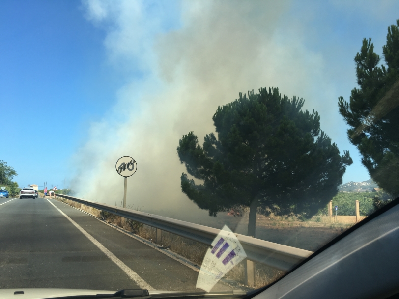 Un nuevo susto con un incendio en Palma de Gandia