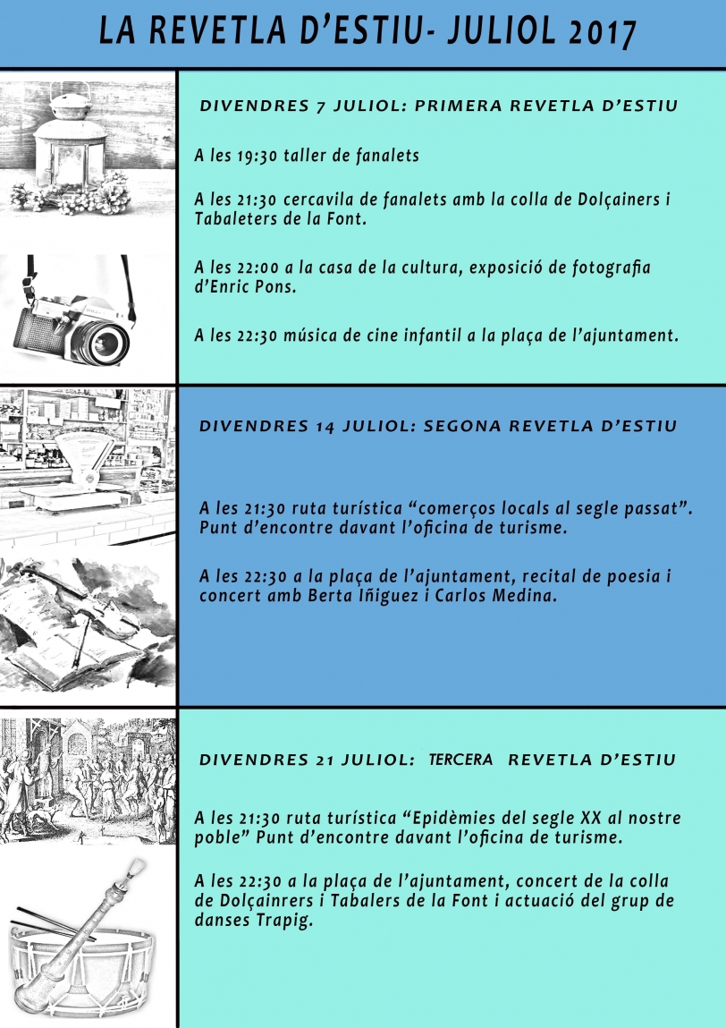 Actividades al aire libre para refrescar las noches en la Font d´en Carròs