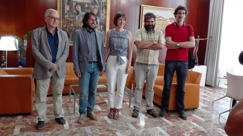 Diana Morant recibe al diputado de urbanismo y vivienda de Barcelona