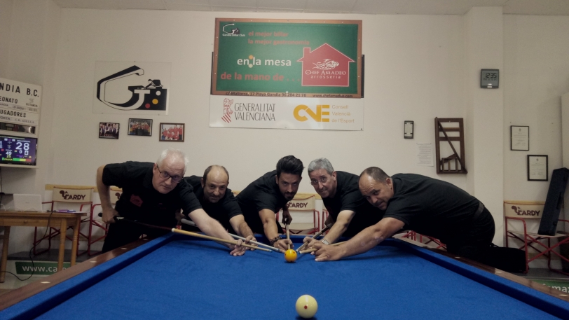 El Gandia Billar Chef Amadeo se proclama Campeón Autonómico