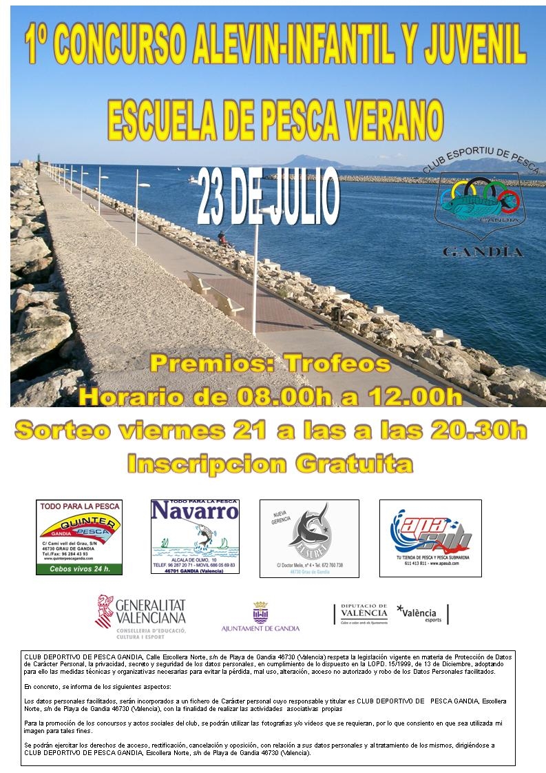 El Club Deportivo de Pesca organiza un concurso para todos los niños