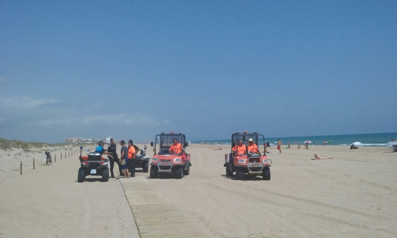La disputa por el linde afecta a las policías locales de Gandia y Xeraco