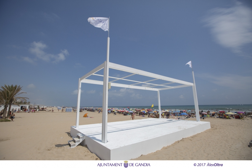 Terminan trabajos destinados a solucionar desperfectos en la playa de Gandia
