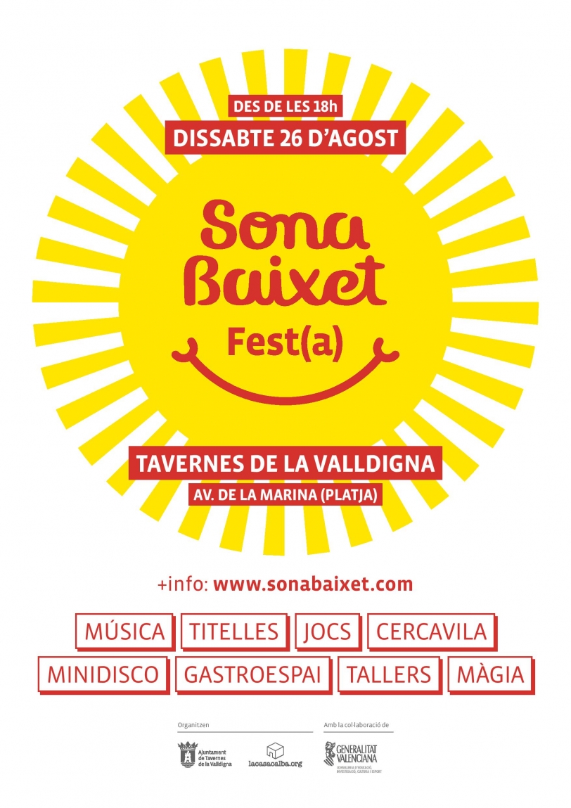 La playa de Tavernes vuelve a acoger el festival Sona Baixet Fest(a)