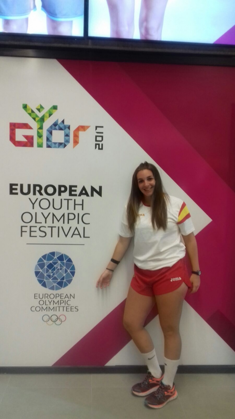 Aurea Blasco, finalista en el Festival Olímpico de la Juventud Europea