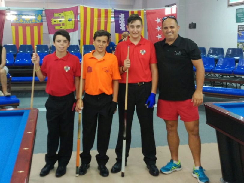 Gandia Billar Chef Amadeo, presente en el Nacional Sub-15