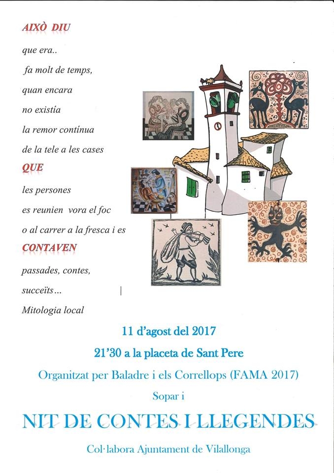 Noche de cuentos y leyendas en Villalonga, el próximo 11 de agosto