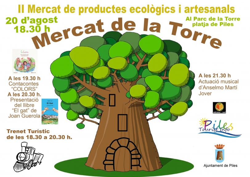 Una nueva edición del Mercat de la Torre llega este domingo a Torre de Piles