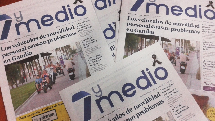 El periódico gratuito 7 y Medio Noticias ya está en la calle