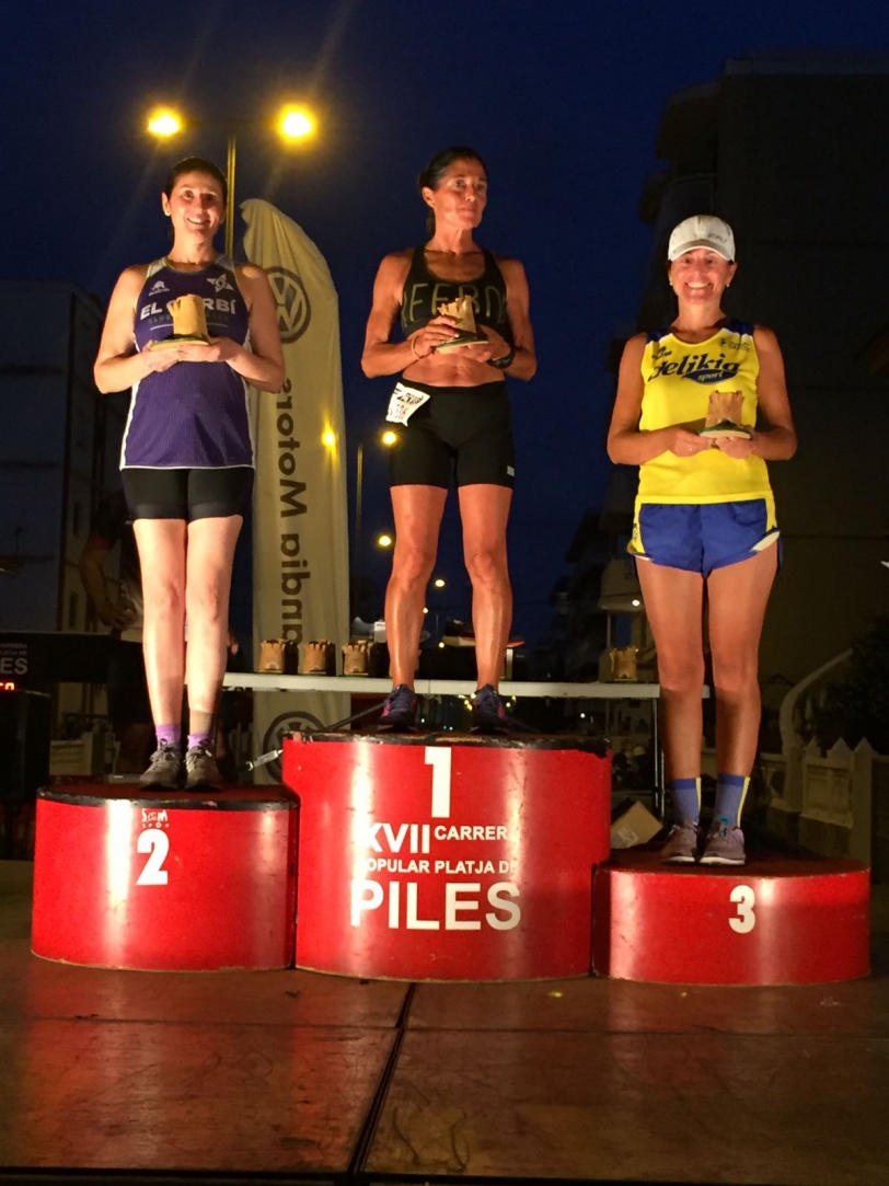   Dos pódiums en la Carrera Popular Platja de Piles para el CC El Garbí