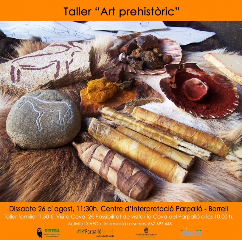 XIVEGa presenta el taller familiar ''Art prehistòric'' el 26 de agosto