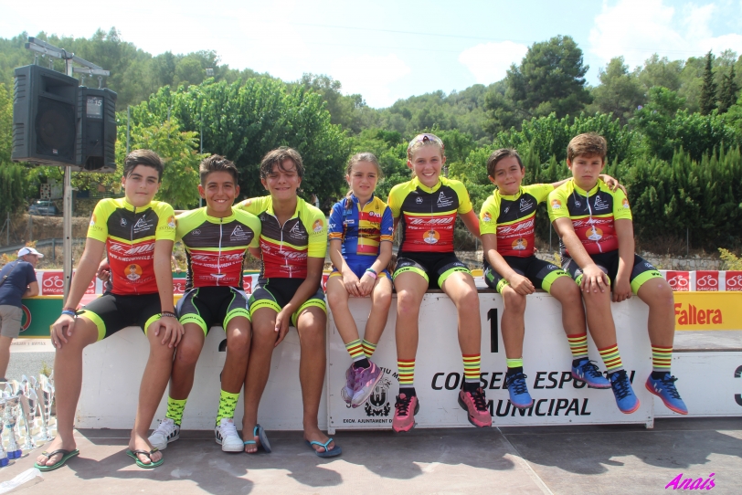 Éxito de la Escuela Ciclismo Triasport en Villanueva de Castellón y Xàtiva