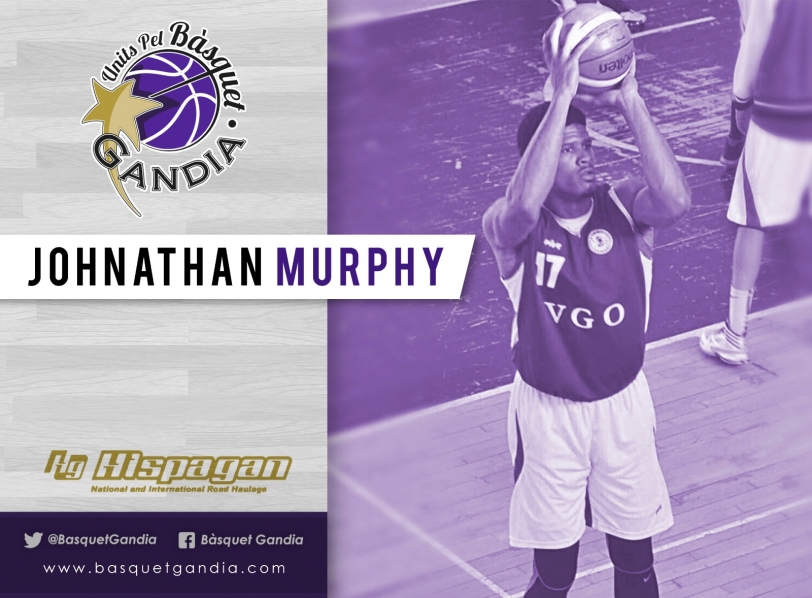 Jonathan Murphy, nuevo fichaje del club Hispagan - UPB Gandia